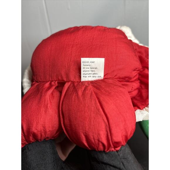 Hallmark Puffy Nylon Parachute Santa Claus Stuffed Doll Plush Toy 90s Vintage - Picture 8 of 9